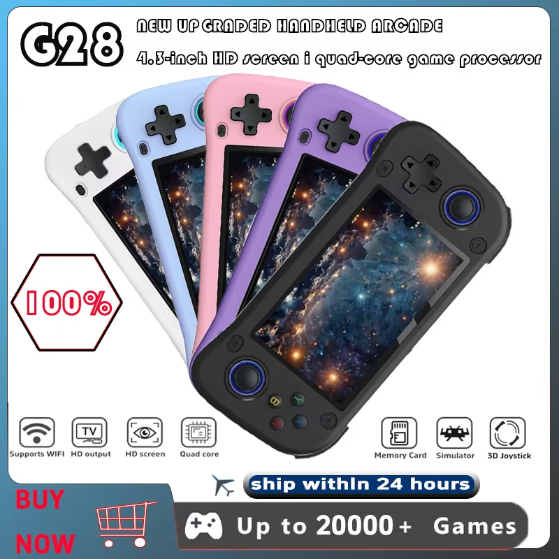 Gaming Console Minecraft - G28 Retro Handheld Video Game Console