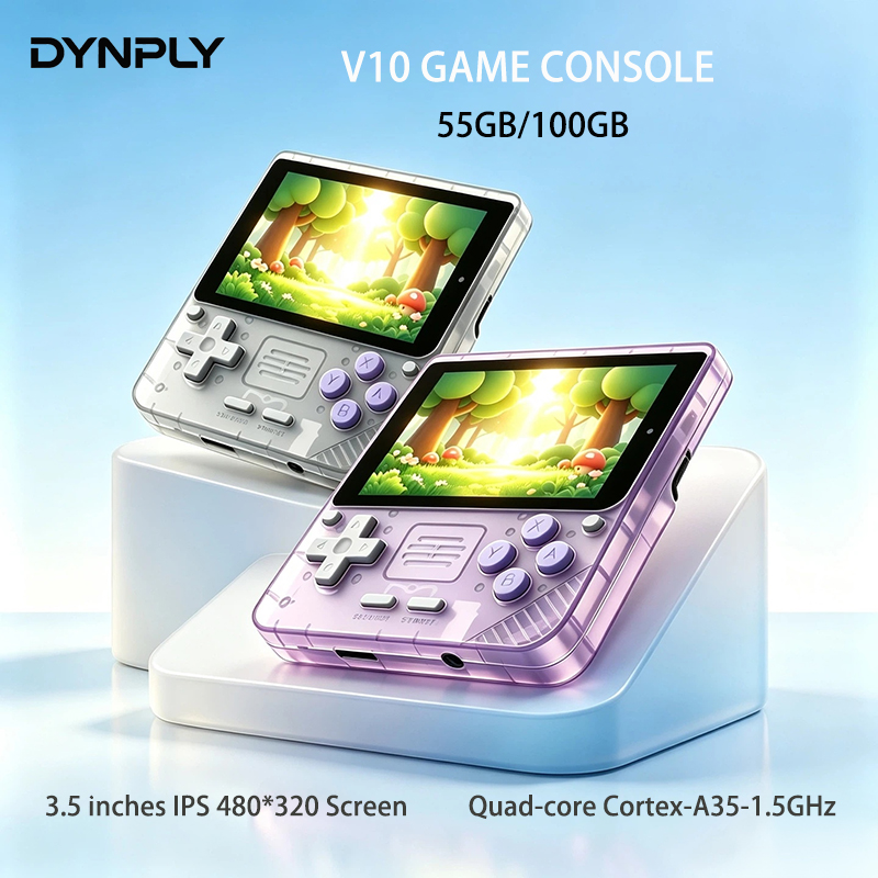 Gaming Console Minecraft - POWKIDDY V10 3.5-Inch IPS Oca Hd