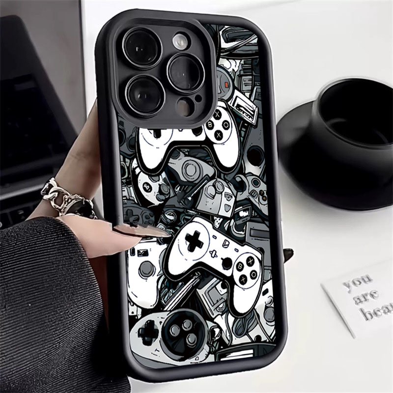 Gaming Console Case - Game Controller Graphic Silicone Case For