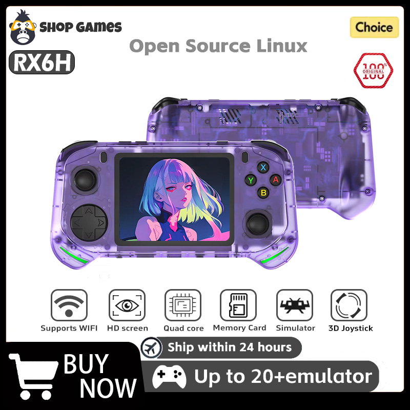 RX6H Retro Handheld Game Conso - đánh giá và giá Gaming Console Minecraft