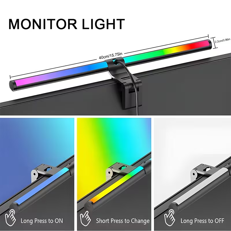Monitor Light Bar LED Computer - đánh giá và giá Led Gaming Light Strip