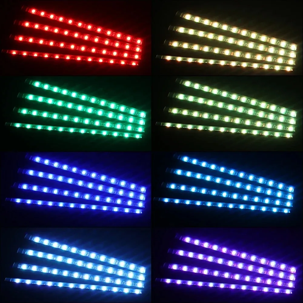 Universal 48 LED USB Car RGB A - đánh giá và giá Led Gaming Light Strip