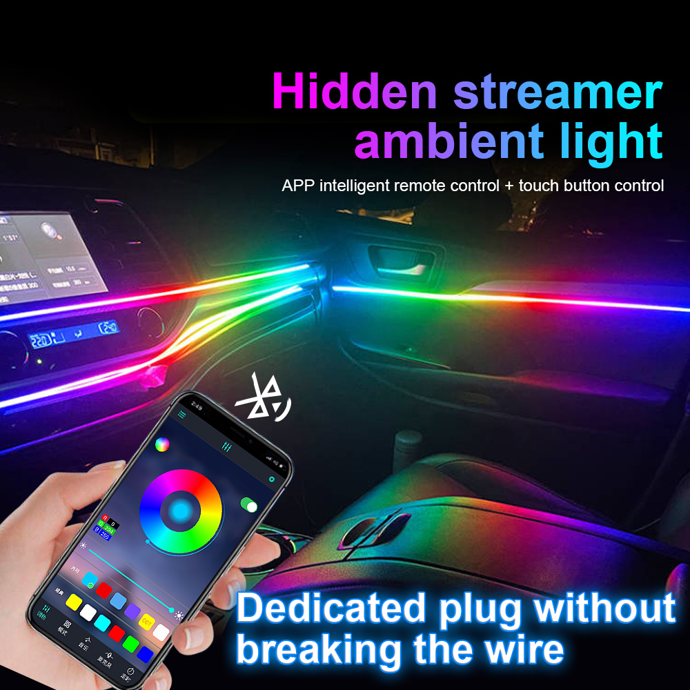 18 in 1 64 Color RGB Symphony  - đánh giá và giá Led Gaming Light Strip
