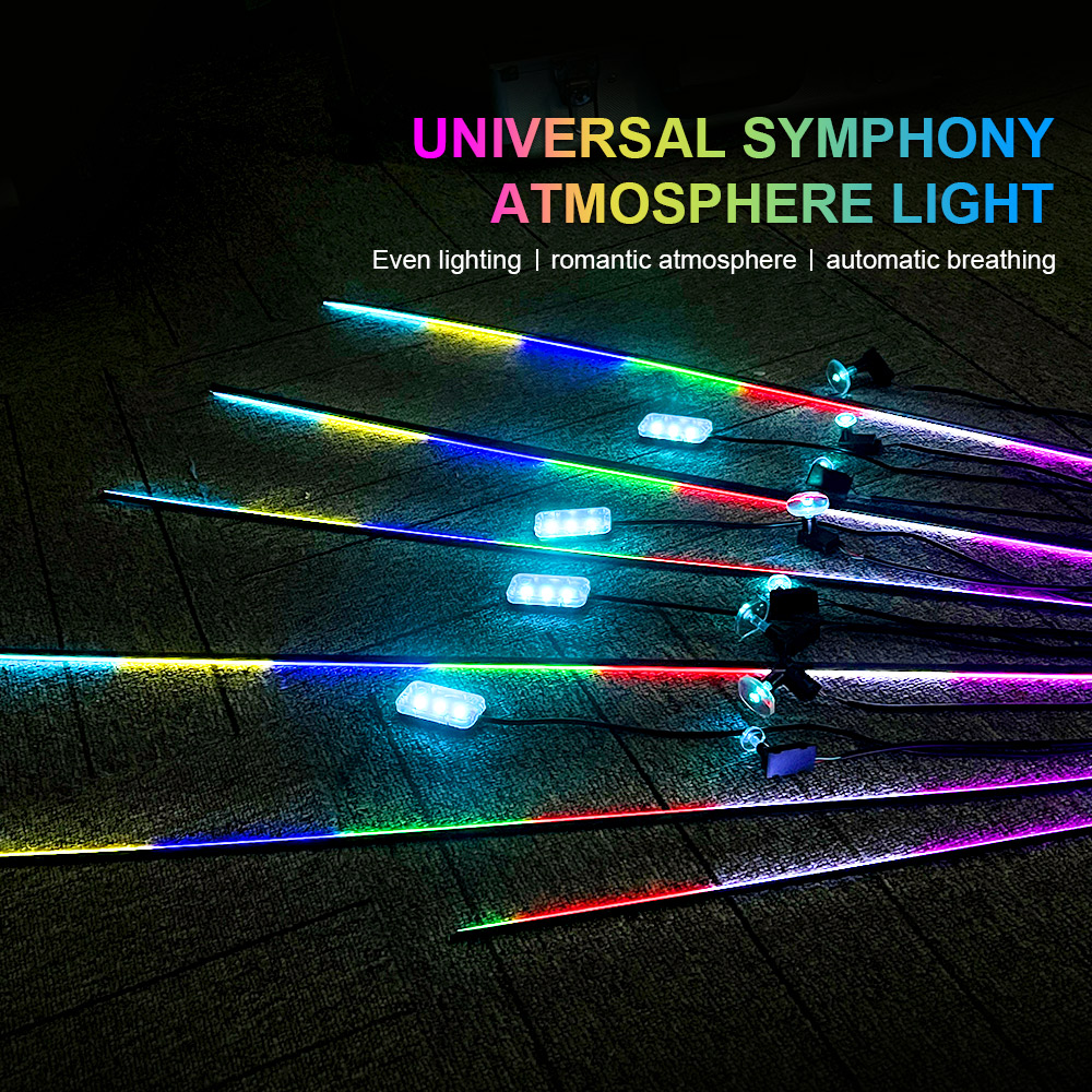 18 in 1 64 Color RGB Symphony  - đánh giá và giá Led Gaming Light Strip