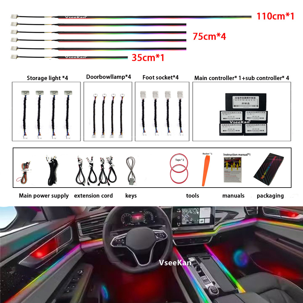 18 in 1 LED Symphony Ambient L - đánh giá và giá Led Gaming Light Strip