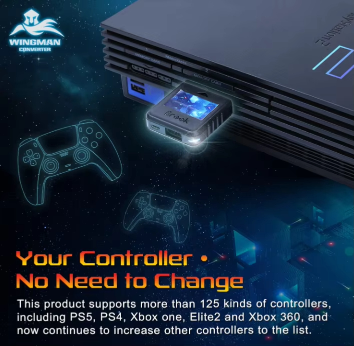 PS2 Wingman Brook Converter fo - đánh giá và giá Gaming Console Xbox