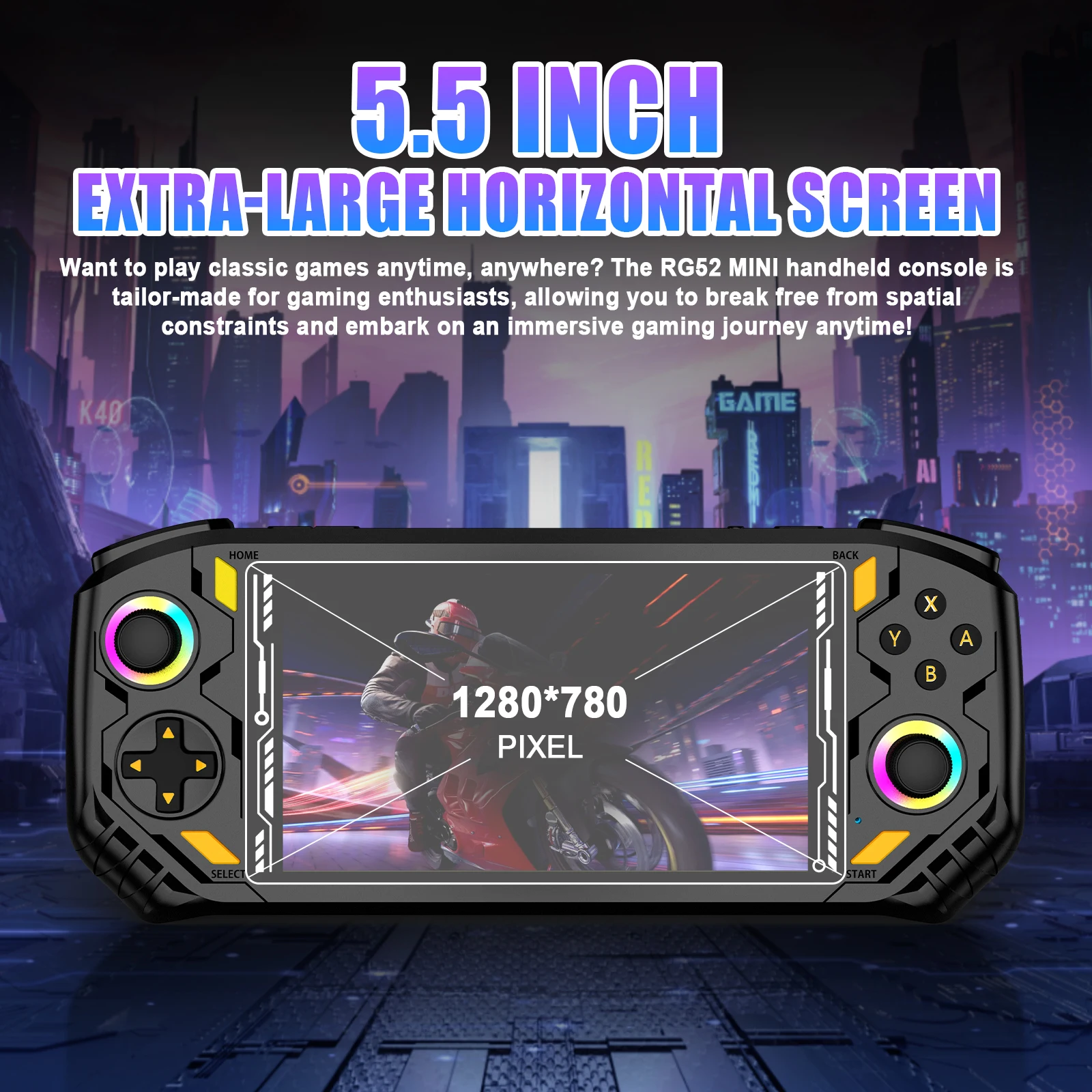 AISLPC RG52 MINI Handheld Game - đánh giá và giá Gaming Console Minecraft