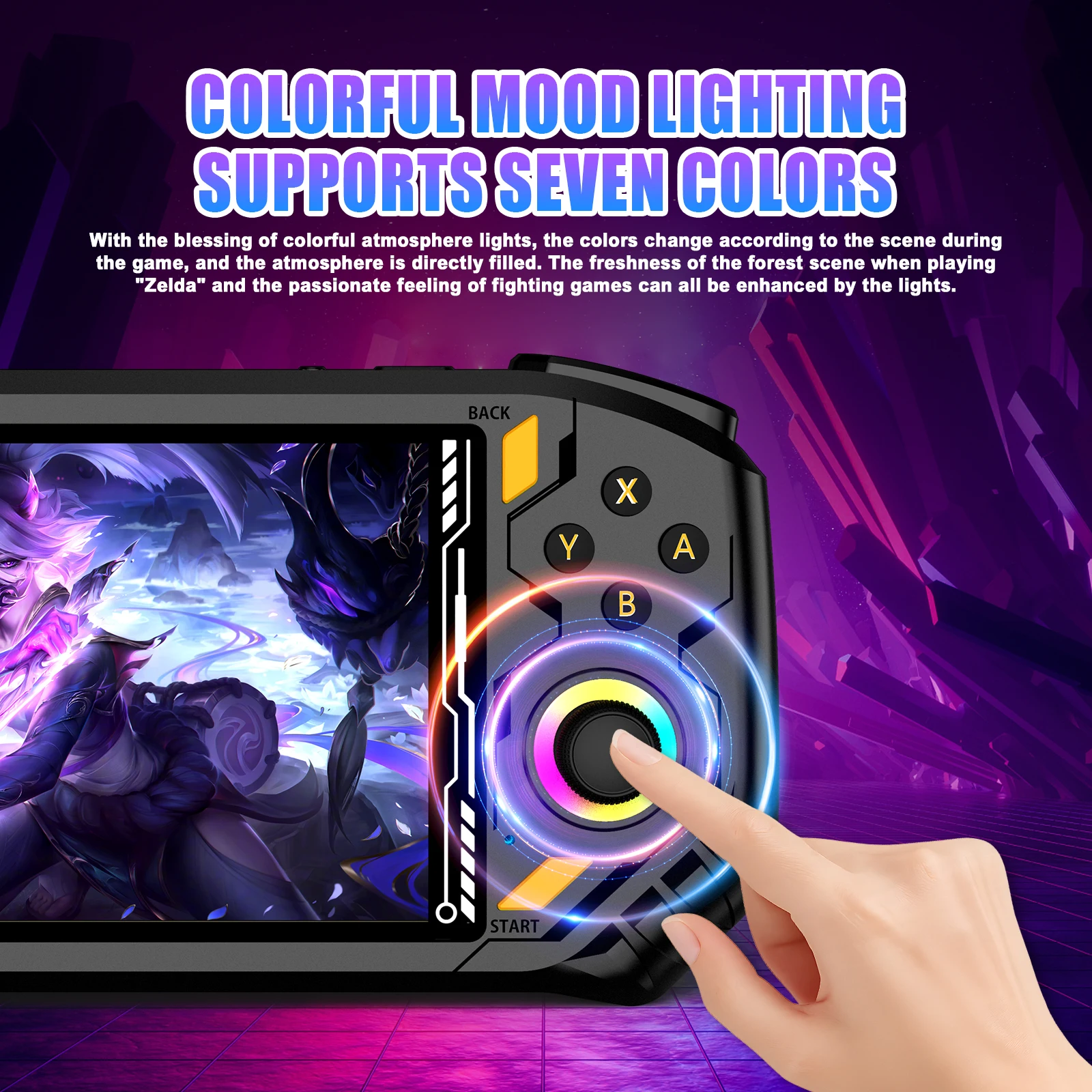 AISLPC RG52 MINI Handheld Game - đánh giá và giá Gaming Console Minecraft