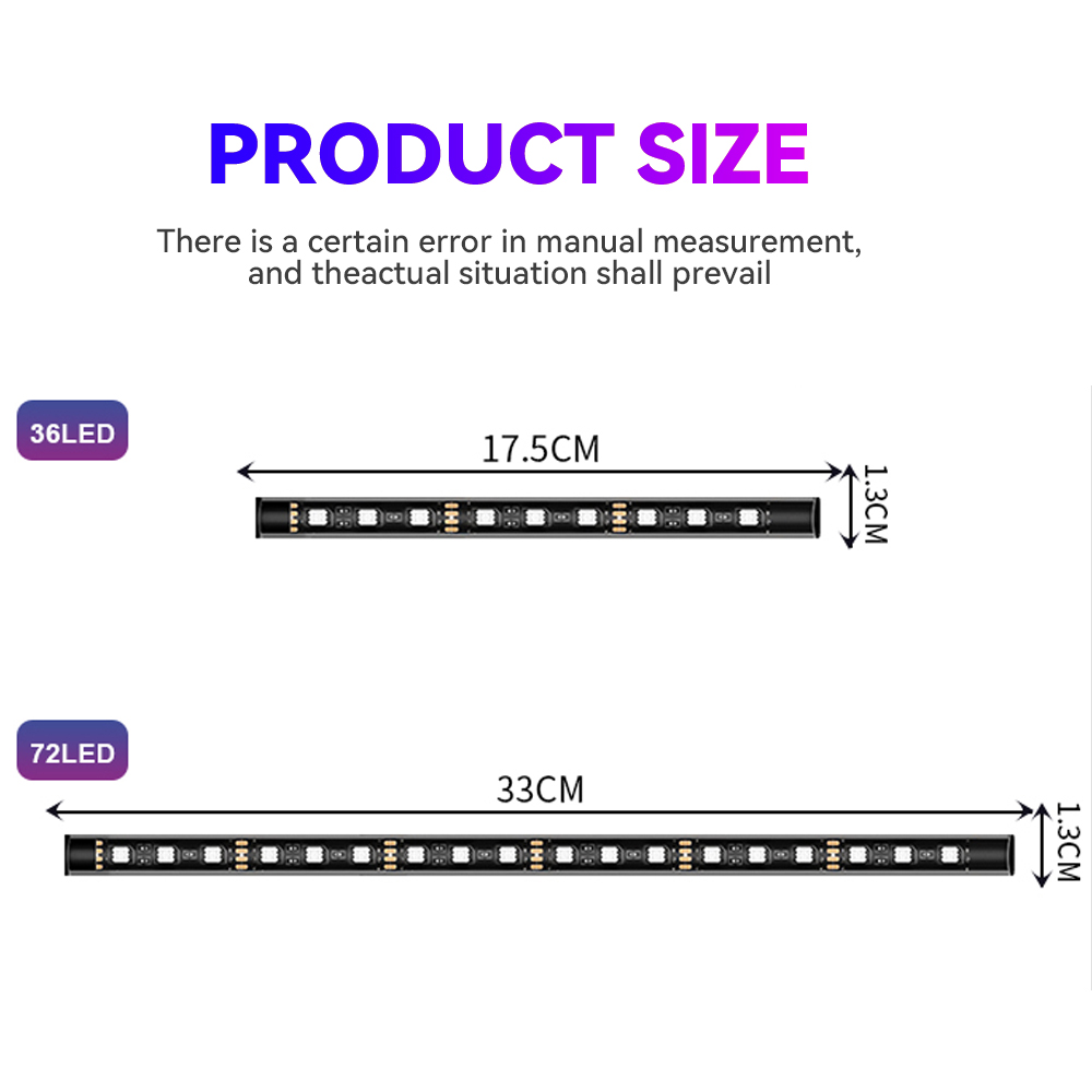 12V Car Motors Decor Lamp 4IN1 - đánh giá và giá Led Gaming Light Strip