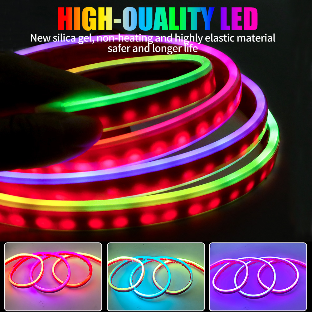 RGB Dynamic Scan Start Up DRL  - đánh giá và giá Led Gaming Light Strip