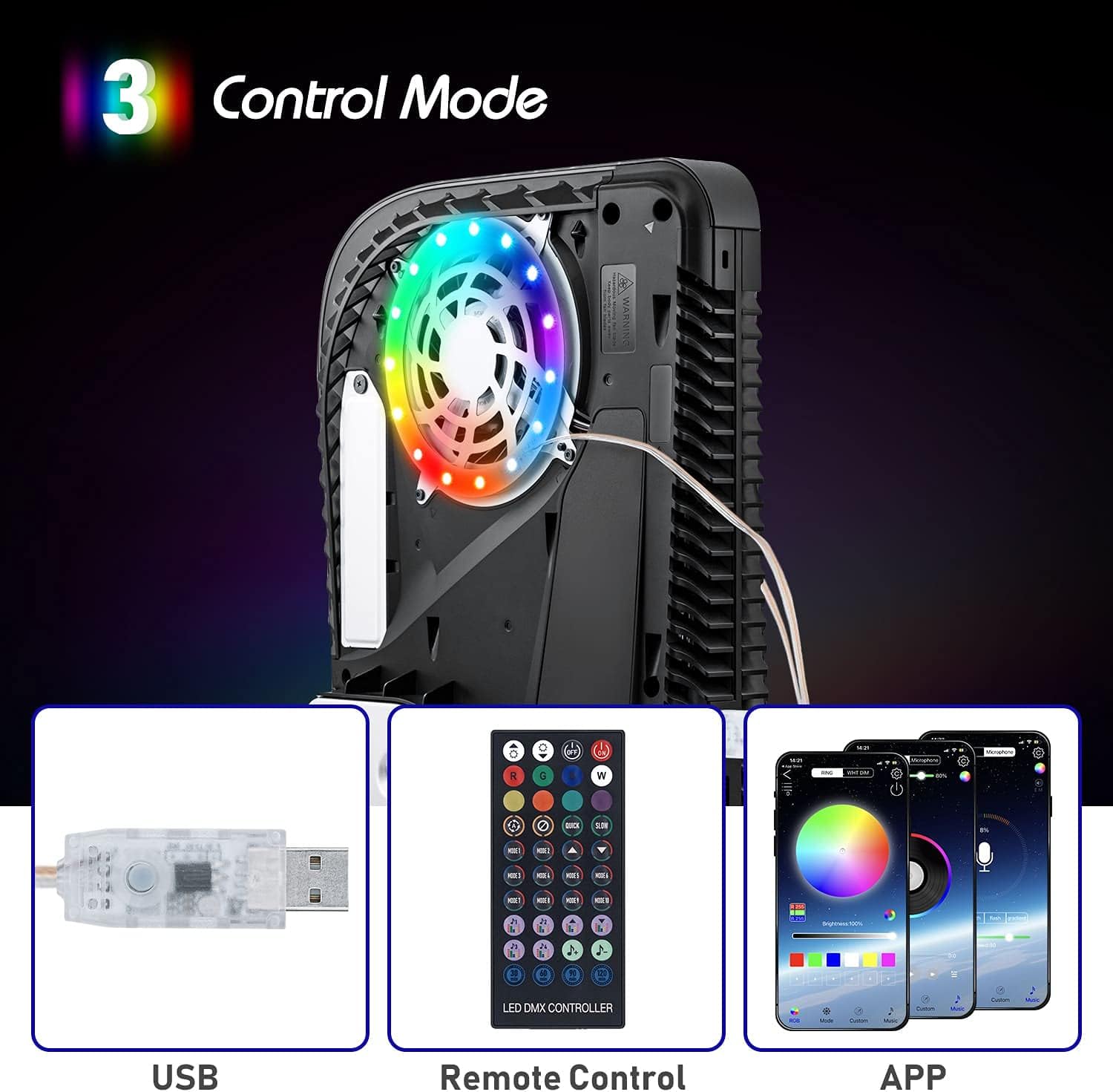 RGB LED Light Strip For PS5 Pr - đánh giá và giá Sony Console Ps5 Pro