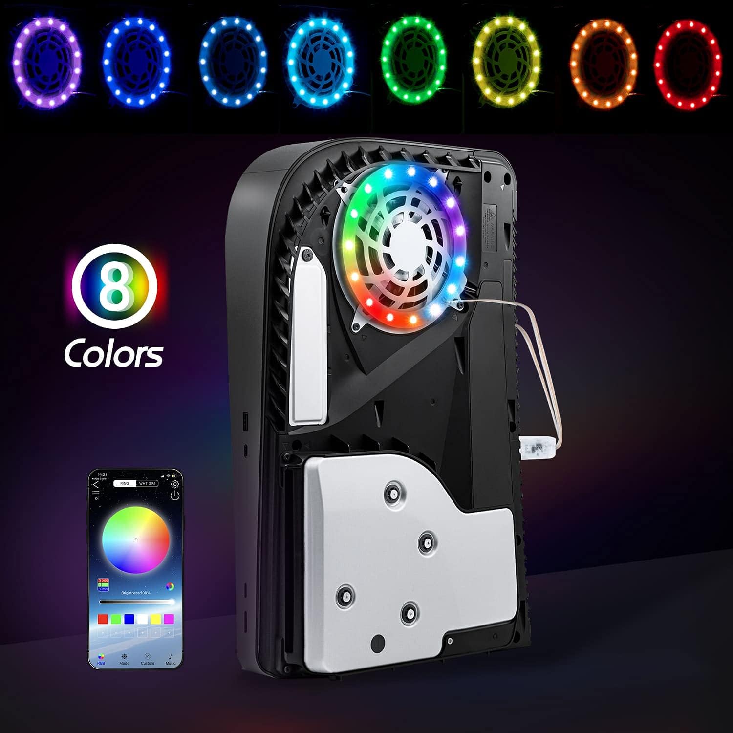 RGB LED Light Strip For PS5 Pr - đánh giá và giá Sony Console Ps5 Pro