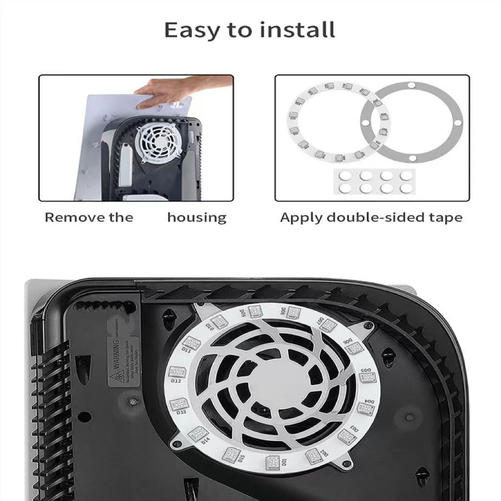RGB LED Light Strip For PS5 Pr - đánh giá và giá Sony Console Ps5 Pro