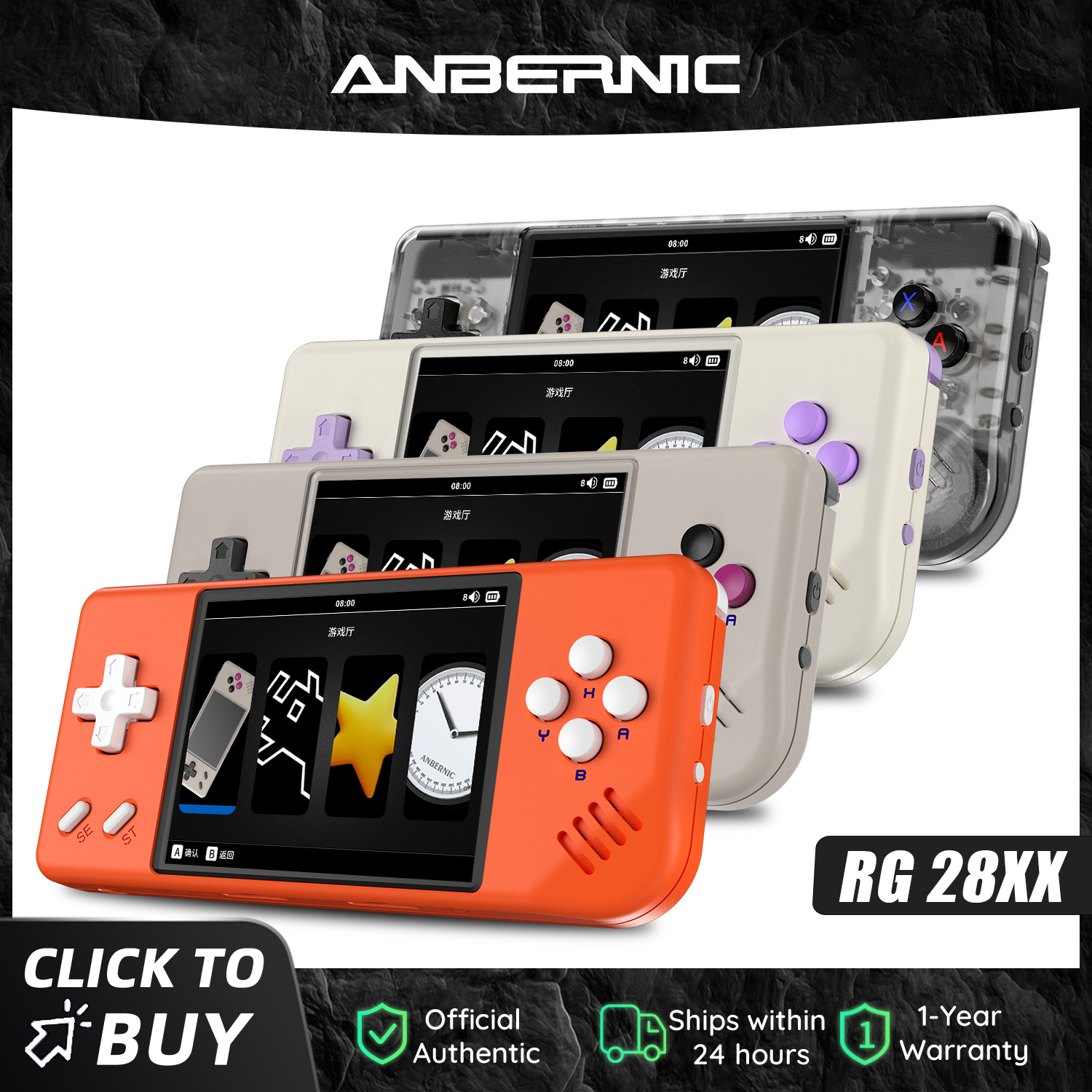 Anbernic RG28XX Retro Handheld - đánh giá và giá Gaming Console Minecraft