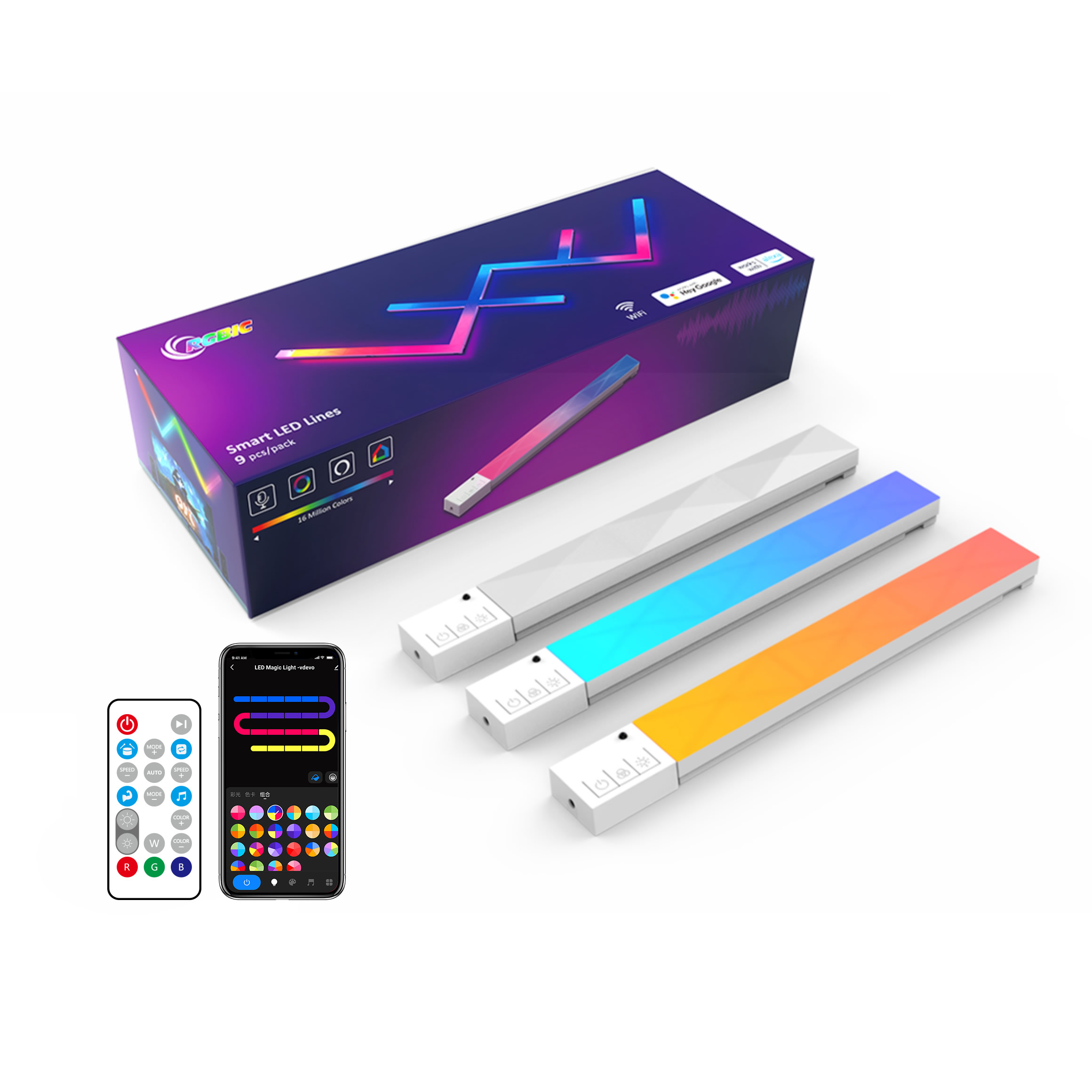 EE1 Splicing WiFi Music LED St - đánh giá và giá Led Gaming Light Strip
